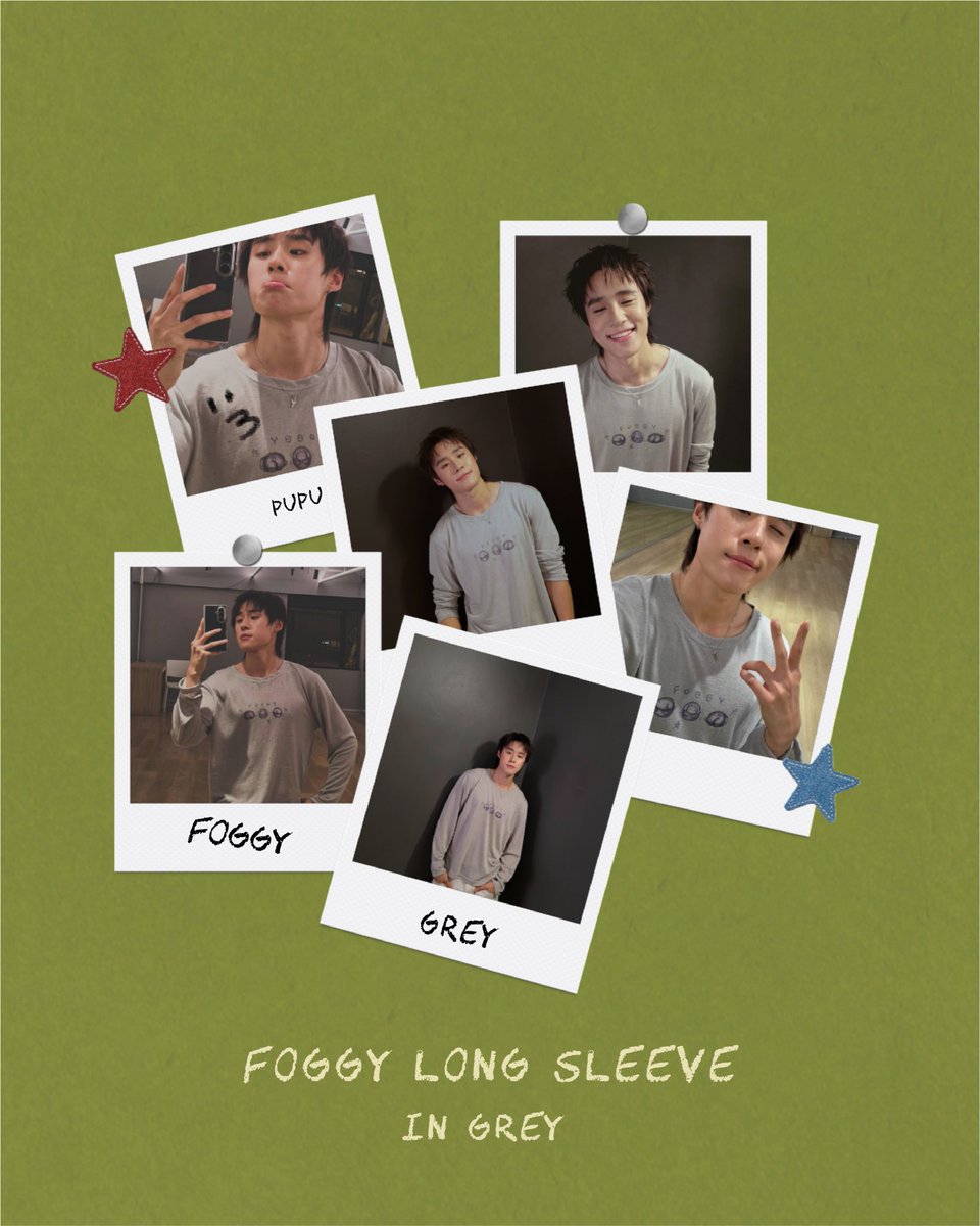 caysishere's tweet photo. 𝗙𝗢𝗚𝗚𝗬 𝗖𝗢𝗟𝗟𝗘𝗖𝗧𝗜𝗢𝗡 😶‍🌫️🎞️
Foggy Long Sleeve (1,150- THB)
Color:  Sunny/Strawberry/Grey 
Size: S/M/L

🗓️ Pre-Order Period: Oct 17 (21:00 GMT+7) - Oct 20 (23:59 GMT+7)

🛒 Tap the link in Bio &amp; Line official to shop the collection!

#caysroom #caysfoggy https://t.co/AJEQF0G3kM