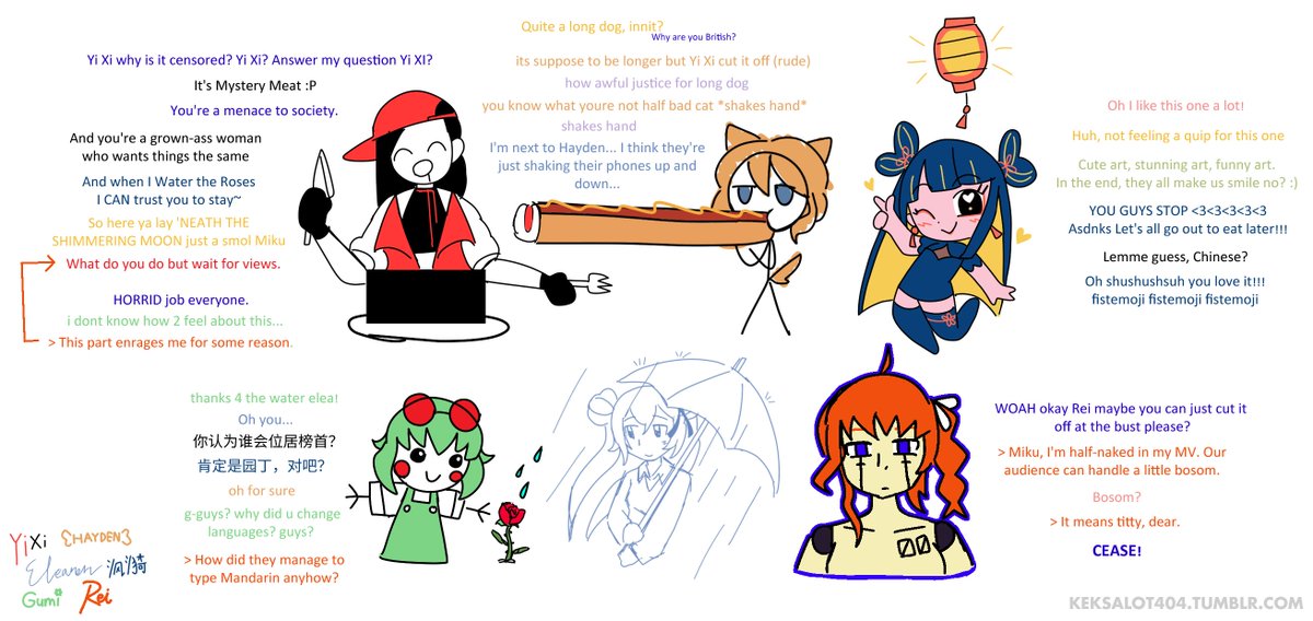 Kekzalot's tweet photo. Don't worry guys, the other guys joined in later! (1/2) #flavorfoley_fa https://t.co/dl6c2bp6cx