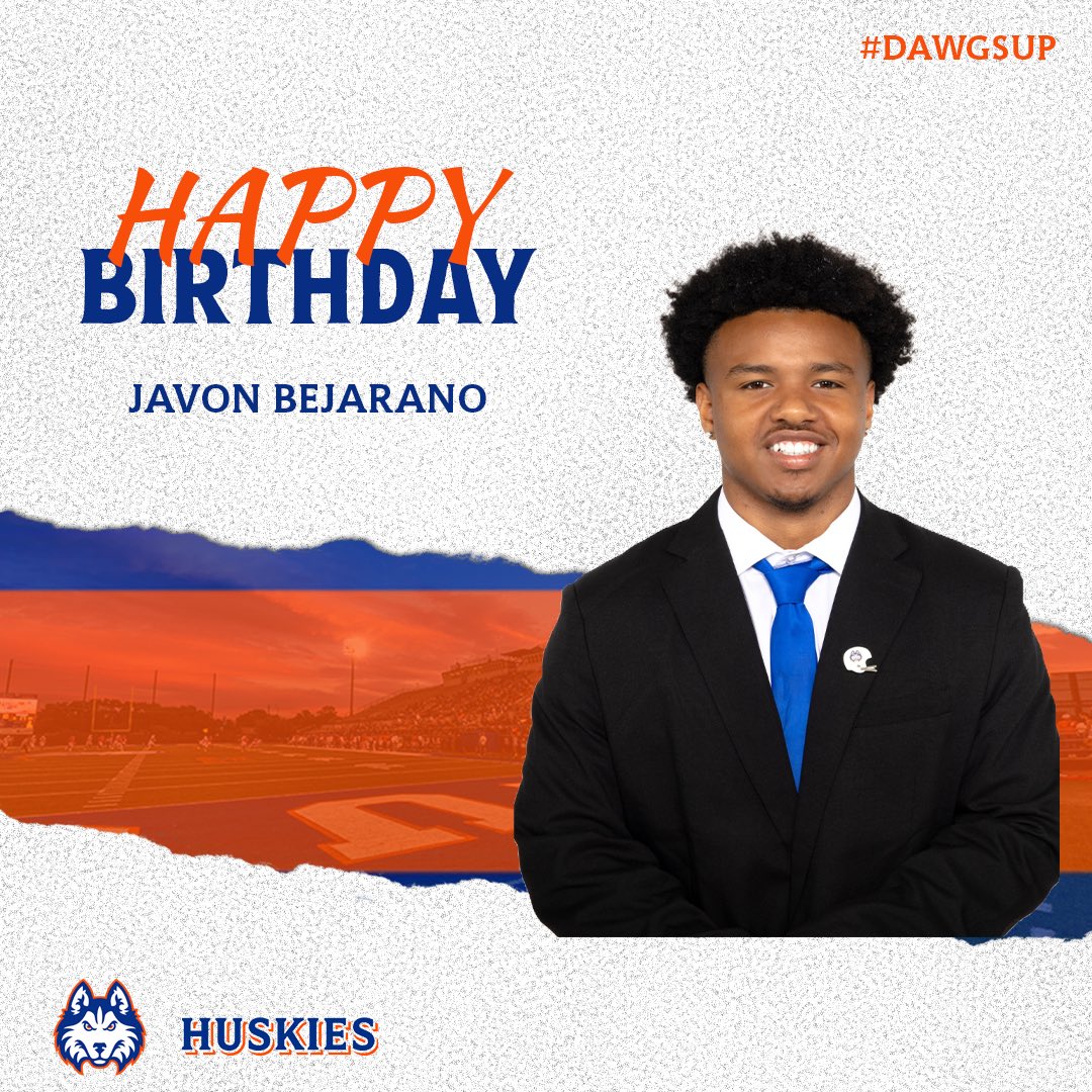 HCUFootball's tweet photo. Join us in wishing our Safety, Javon Bejarano a Happy Birthday!

#TheStandard | #DawgsUp https://t.co/AOxK9iGnRA