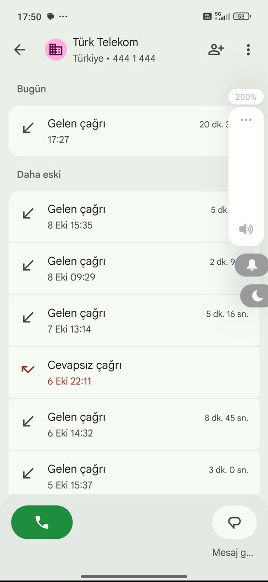 serif_bolac's tweet photo. @RTErdogan @tcbestepe @a_uraloglu @UABakanligi
@TurkTelekom @ebekirsahin @TTDestek @ahaber @trthaber @ihacomtr @ahaber @nowhaber @startv @KanalD 
Saat 11.00den sonra yaptığım onlarca paylaşım sonrası arama saati
Kasıtlı olarak beklediler çünkü teknik ekip komşu ilçeden gelecek https://t.co/QgbUjqmGDL