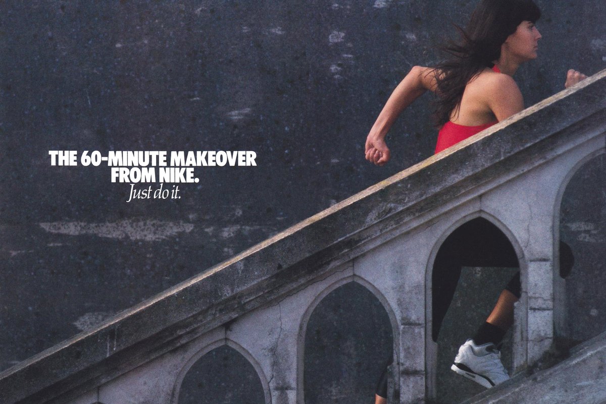futureofads's tweet photo. Nike, 1990 https://t.co/uDlX0qumva