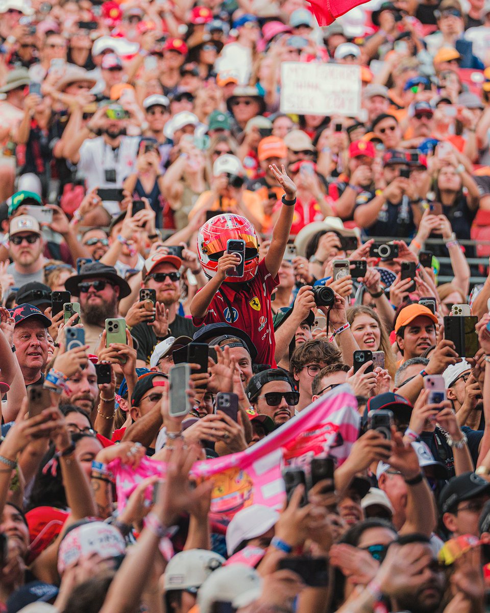 ScuderiaFerrari's tweet photo. Tifosi, we can’t wait to see you in Texas 🤠 https://t.co/Dke2hHTucV