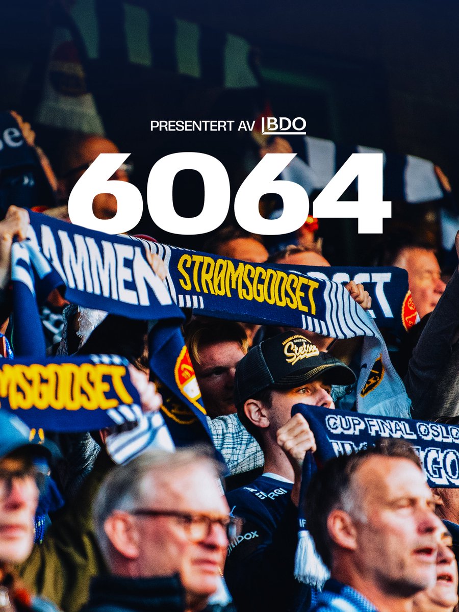 godset's tweet photo. Takk til alle 6064 som tok turen og løftet laget til seier! Sammen for Drammen 🫶

Tilskuertallet presenteres av BDO.

📸 Foto: Tore Norrud https://t.co/eZgdHl92M5