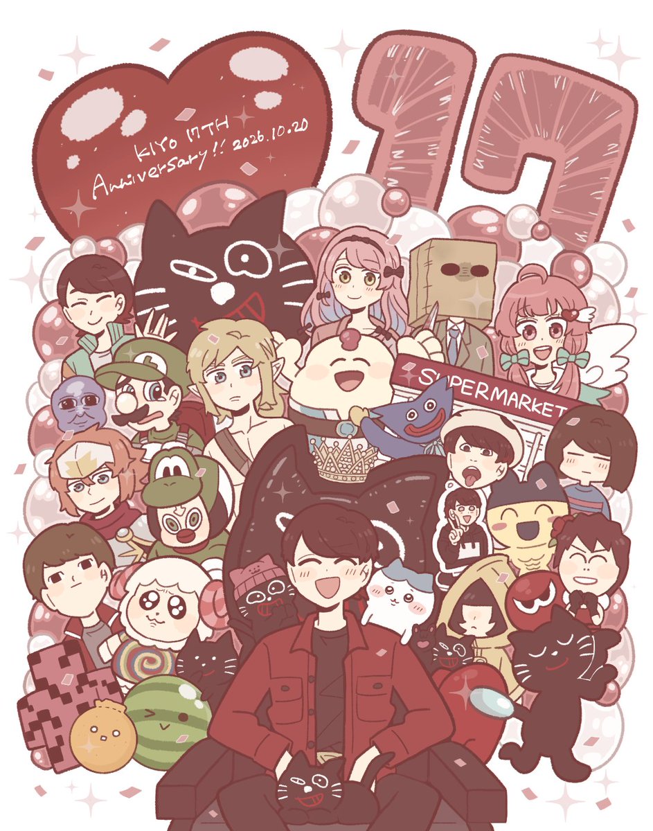 mknsior's tweet photo. #キヨ17周年
活動17周年おめでとうございます！
17年目も楽しく活動できますように！ https://t.co/Zlm0Cu5t30