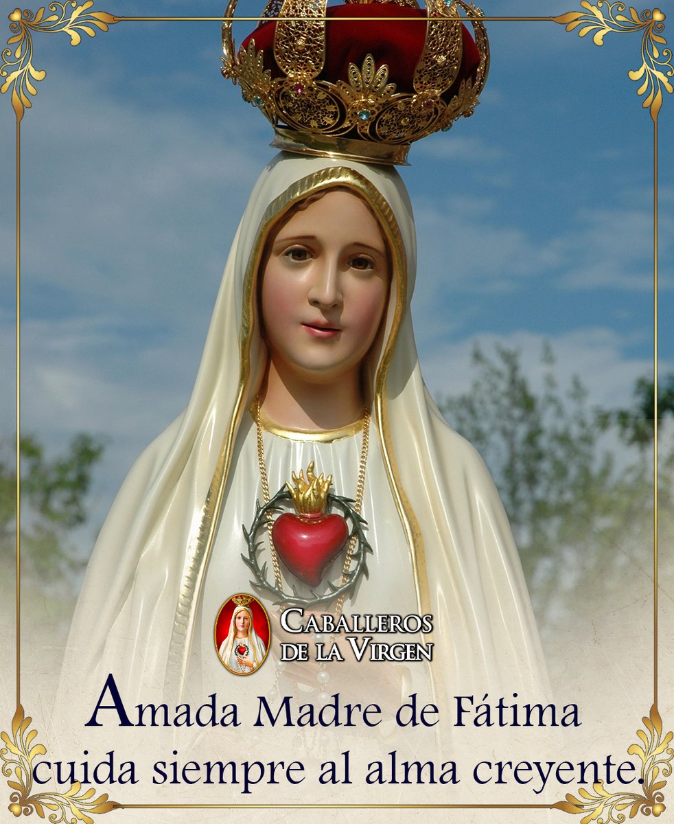 Cab_Virgen's tweet photo. Amada Madre de Fátima, cuida siempre el alma creyente que busca refugio bajo tu protección. 🌹🤍 https://t.co/Ol6peKCQkg
