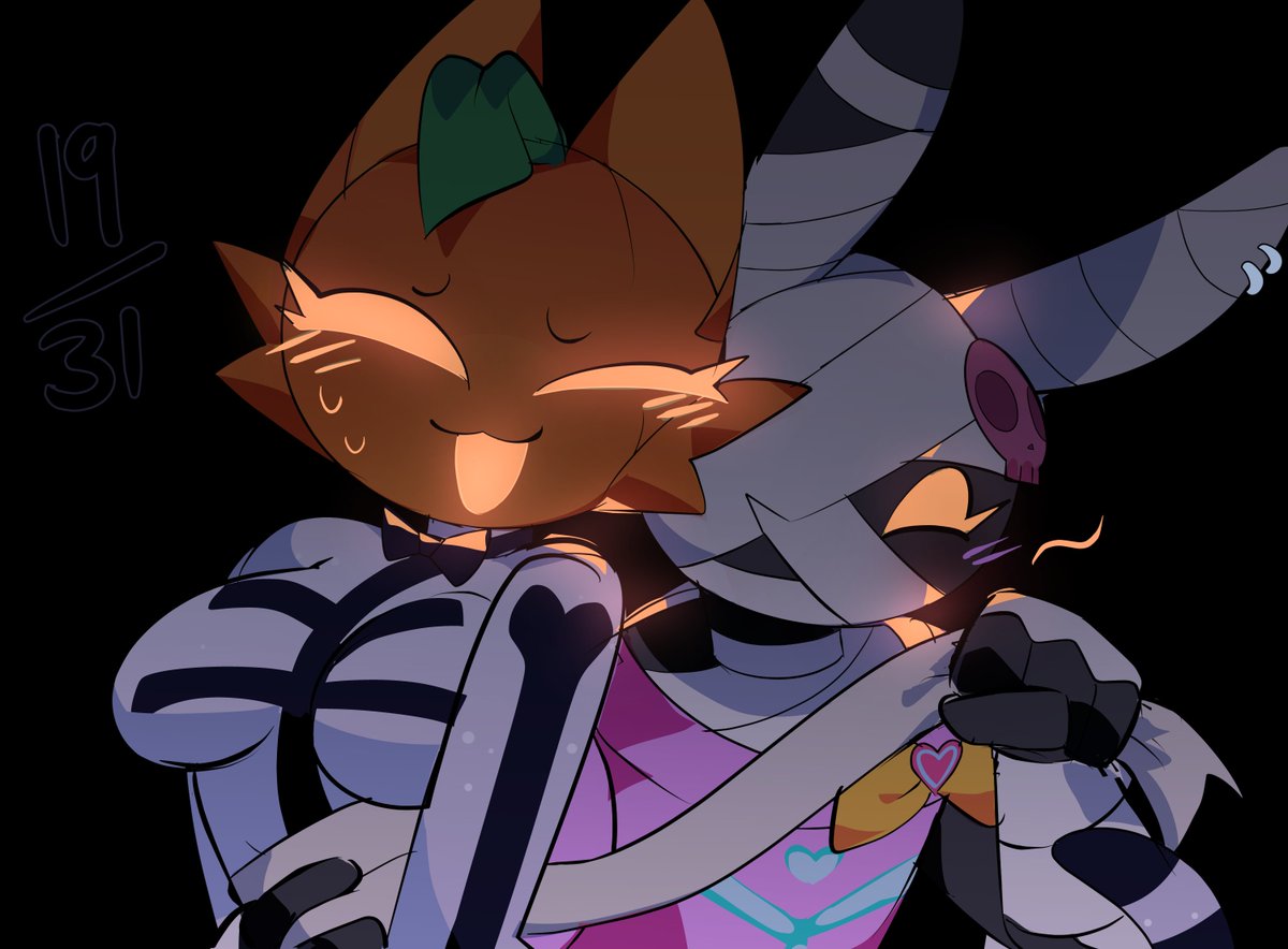 Valkenite's tweet photo. spicetober 19/31 🎃

cat and also a bunny https://t.co/wiDvXlHqBr