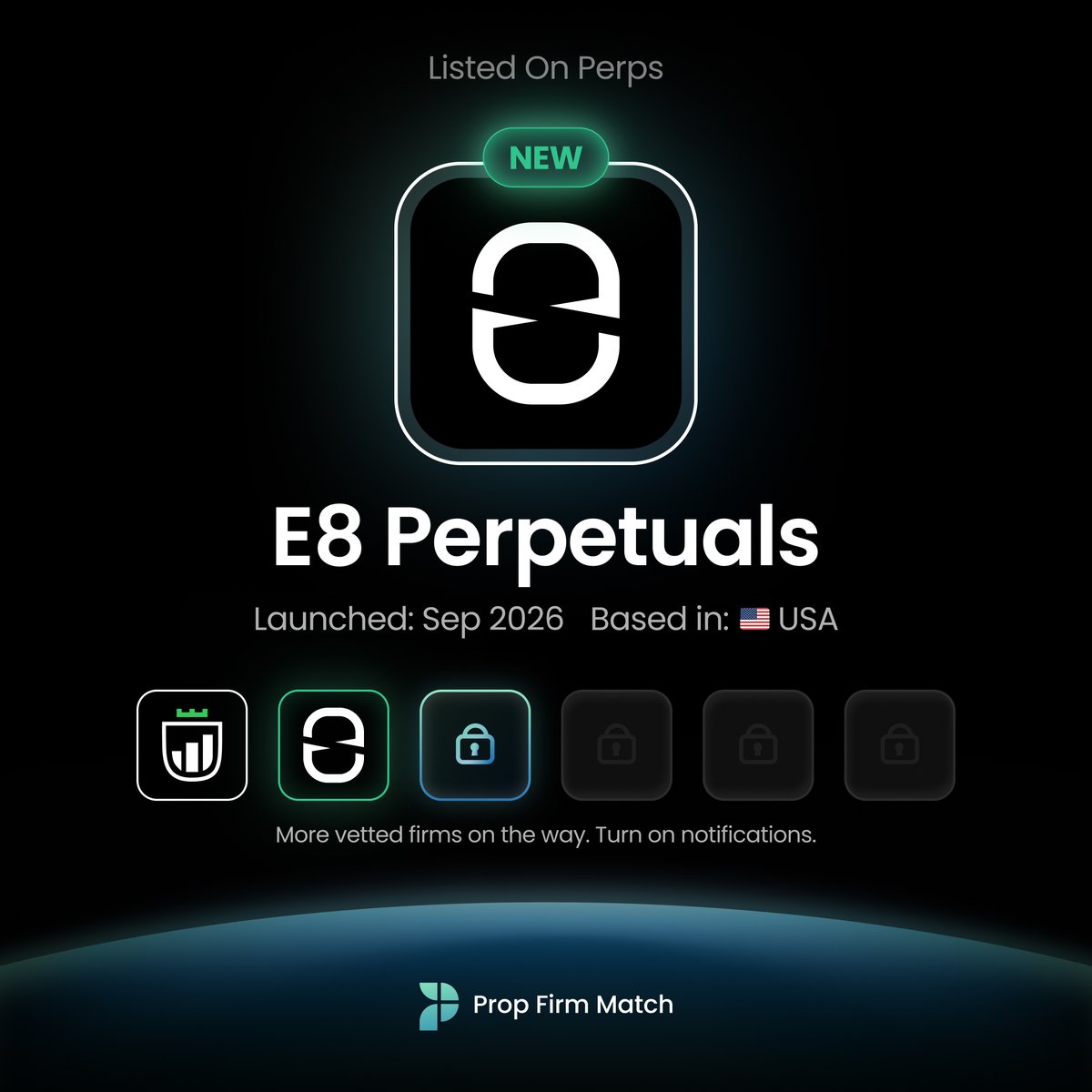 PropFirmMatch's tweet photo. With over $78M in combined payouts tracked for E8 Markets and E8 Futures, E8 Perpetuals is among the first firms featured on Prop Firm Match Perps.

Choose from E8 One and E8 Pro one-step evaluations, with $5K–$500K simulated accounts and an 80% profit split. Trade crypto perpetuals and contracts linked to tokenized stocks, indices, metals, energy, and forex.

Compare it with other Perps firms on Prop Firm Match.

Use code MATCH for exclusive 50% off + 90% profit split on all challenges.