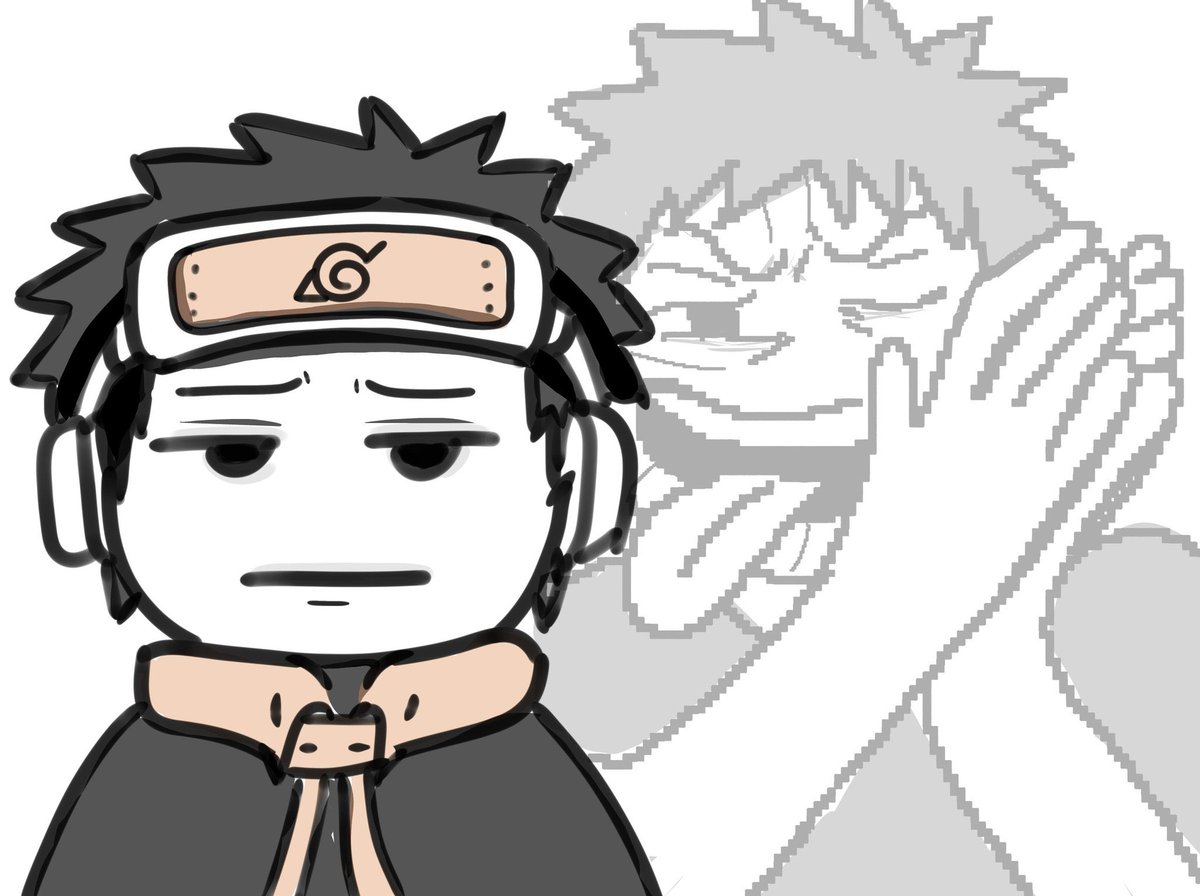 avacadosaucee's tweet photo. i think chibito would rather die under that rock again than witness his adult self being freaky about kakashi https://t.co/CYu6BlAsNU