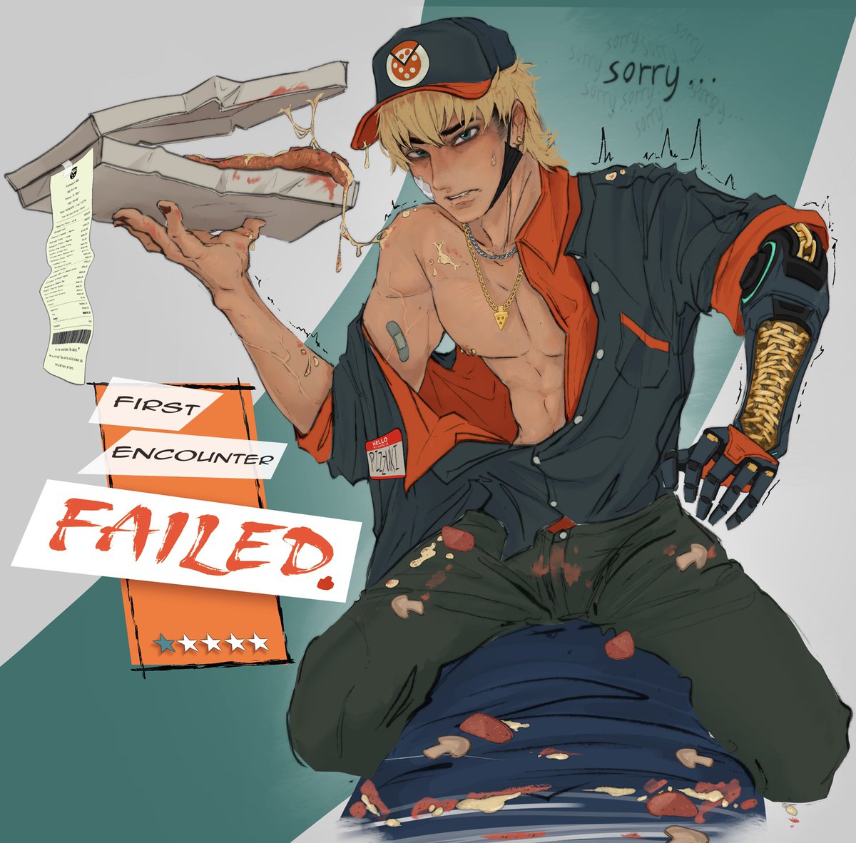 Moiras_Munch's tweet photo. they’re calling him the worst delivery man ever.

[ Pizzuki design by @kirschetc ]
#Mizuki #Overwatch https://t.co/IdZuCCGF2l