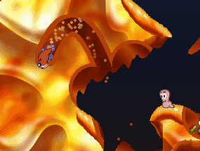 philippilk's tweet photo. Sources confirm that @PalmerLuckey is getting weapons ideas from Worms Armageddon and his current project is to create the infamous "Mole Bomb" from the game... 🐹💥 https://t.co/CtuCwmIfut