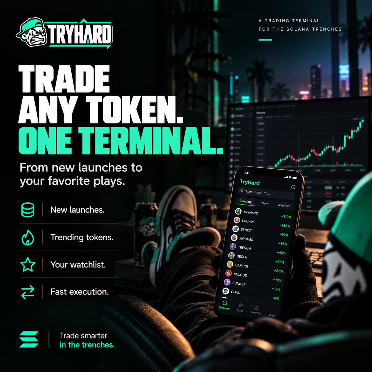 tryhard_fun's tweet photo. Talk is cheap. Show your PnL.

Compete with other TryHard traders through rankings based on realized PnL, win rate, and trading volume.

Your trades build your reputation. https://t.co/Aw1cHLKj6y
