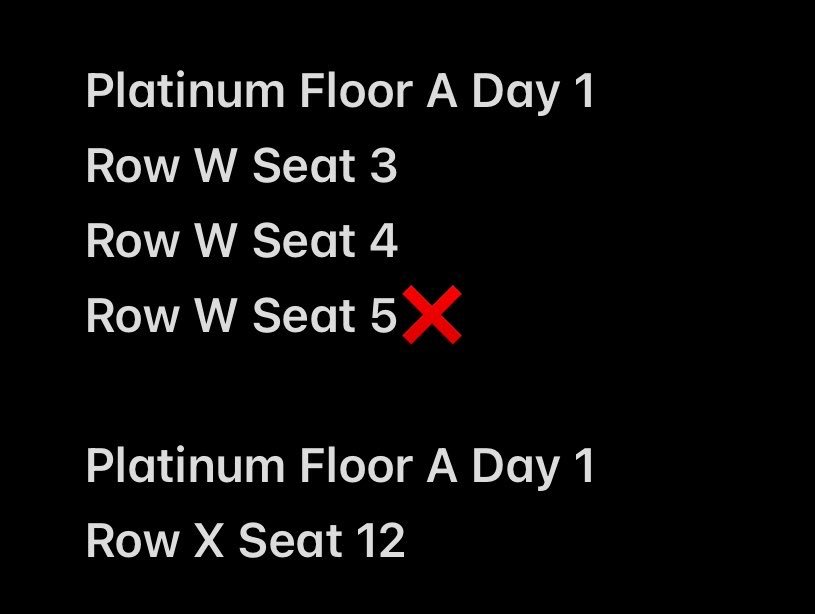 jastiptixjkt's tweet photo. ARIRANG IN JAKARTA

• Platinum Floor A DAY 1
💵 5.900.000  nego smpe jd

✅CICILAN, DP, , SURAT PERJANJIAN MATERAI

t. wtb buy sell tiket jkt bts day 2 vip a c d 2 cat wtt ticket seat number no row day 3 D3 tribune https://t.co/bnC0LCpkfq