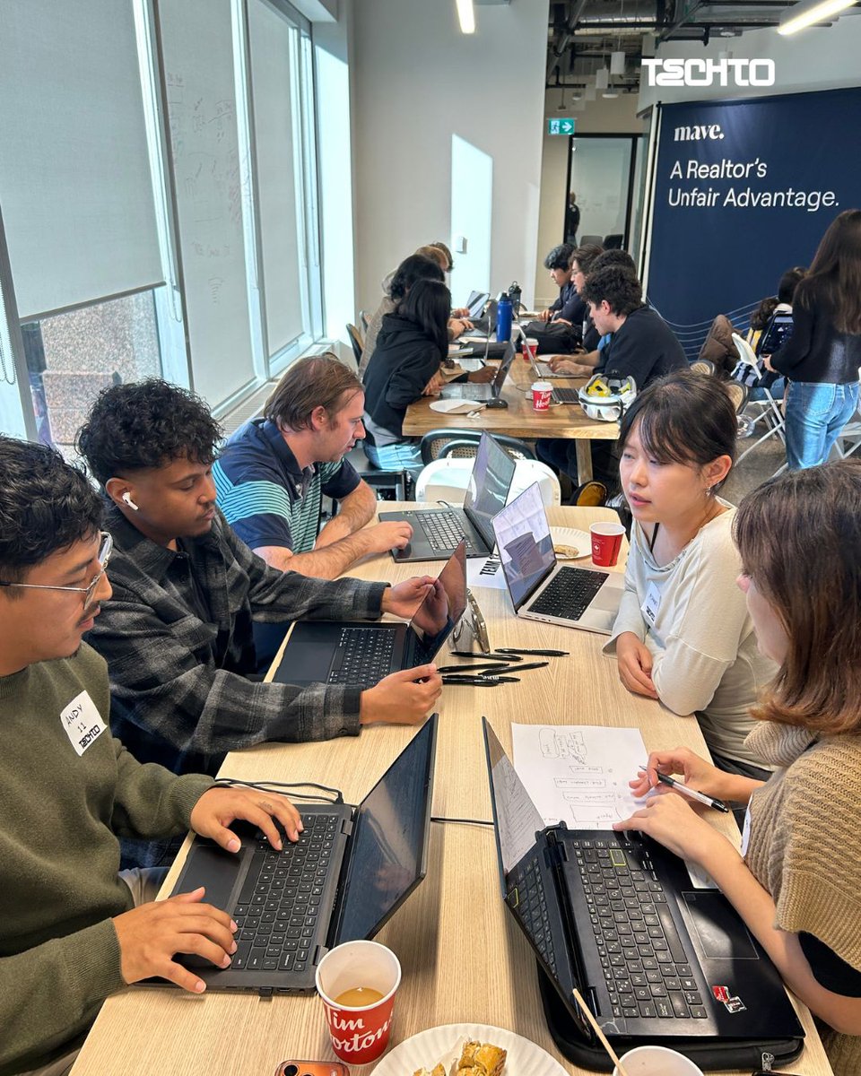 TechTO's tweet photo. 12 hours to build the fastest, cheapest AI agent that can book a hotel 🏨

One agent called a front desk, haggled on the price, and booked a room in Calgary.

Team 18 won $1,000 🏆 https://t.co/ZlaA1mlQo9