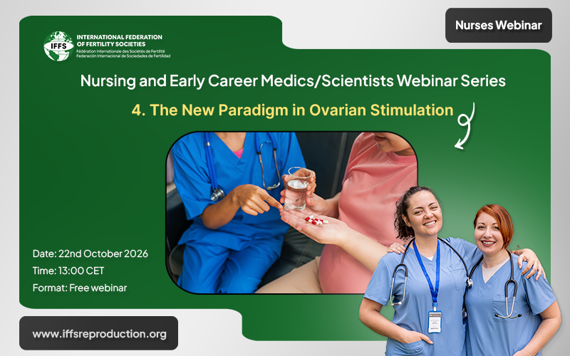 iffsfertility's tweet photo. #freewebinarNurses and Early Career Medics Webinar Series - The New Paradigm in Ovarian Stimulation

Lead by: 
Dr Marcos Horton - IFFS President  
Dr. Ebele Onwuagbaizu  
Chair: Lisa Hughes-Thompson 

 22nd October 2026 
13:00 CET (GMT +1)  

🔗: https://t.co/ZG086TCTEh 

#nurses https://t.co/pfNzVB86gh