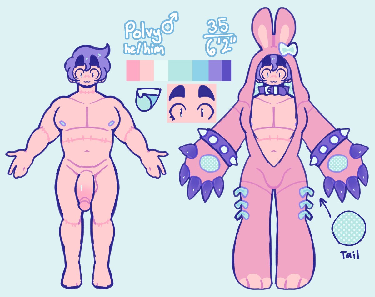 goopimeltz's tweet photo. meet polvy! a guy raised back from the dead and is obsessed with cute and soft things. he also has a thing with slimes and loves to use them for his own "experiments"

i hope youre looking forward seeing him ^_^ https://t.co/mHqSUIjQ0Y