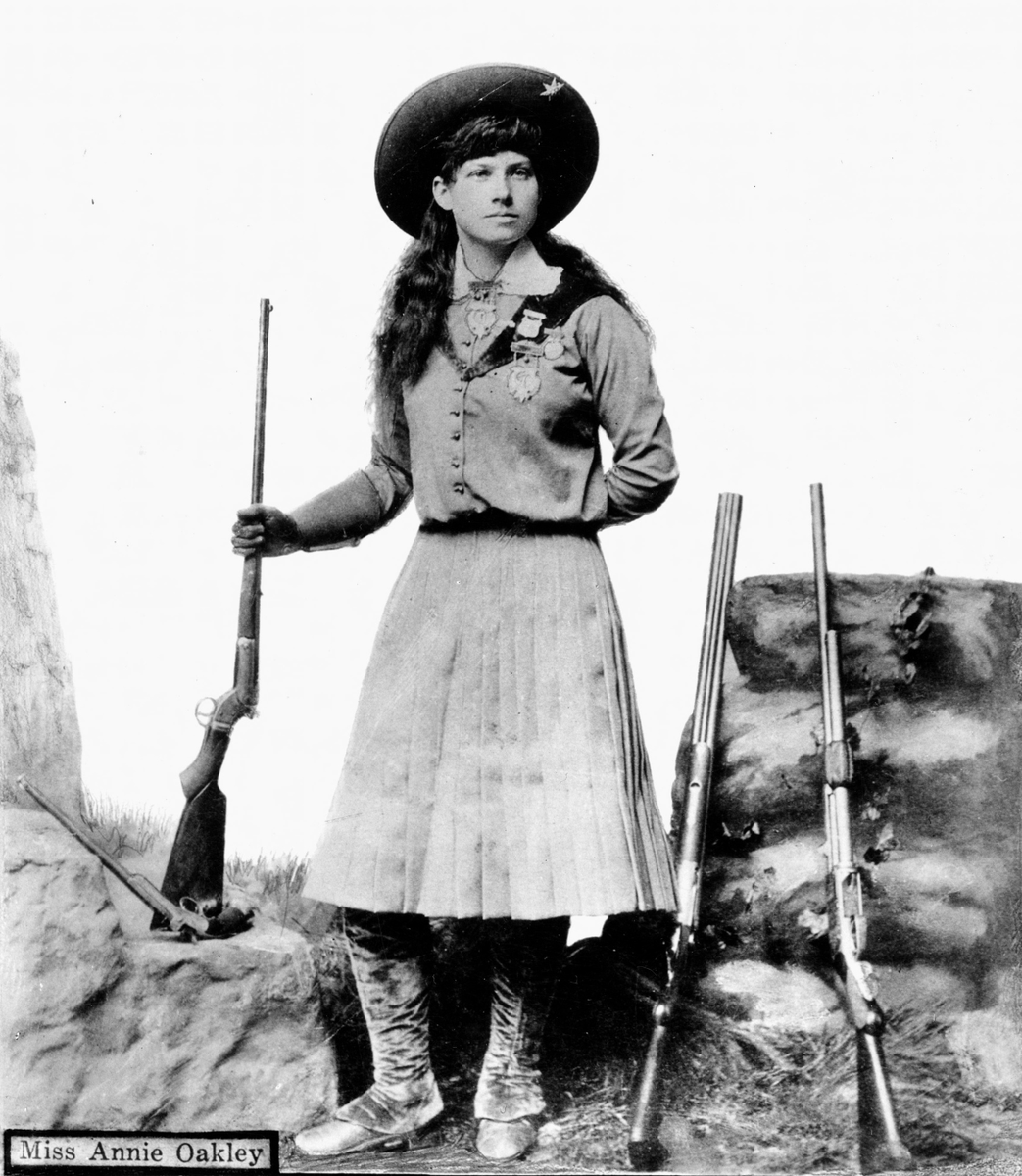 WVIZ's tweet photo. Born into poverty, the self-taught Ohio native, Annie Oakley, picked up a gun at age 15 not to become a superstar, but to save her family from destitution. Watch her story in a classic episode of @AmExperiencePBS tomorrow night at 9 on WVIZ. https://t.co/q3UUe89s8I