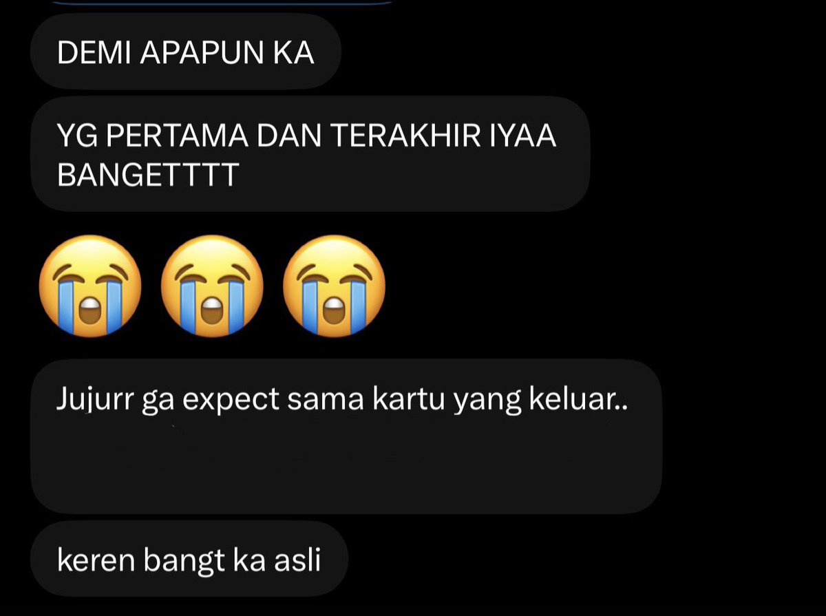 Karsatarot's tweet photo. thankk uu kakakuu, terharu aku kaa😽❤️ https://t.co/3J4ZaPMVYe