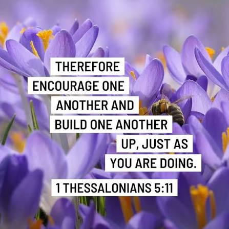 pastordwl's tweet photo. Knowing that Jesus can return for His church at any time, Paul gives us these instructions. “Therefore encourage one another and build each other up, just as in fact you are doing.” (1 Thessalonians 5:11)

In a world that tears us down, we need to build each other up and encourage one another in the Lord, which is exactly what you are doing with your posts. 

Thank you so very much. It is a true blessing. Take care and God bless