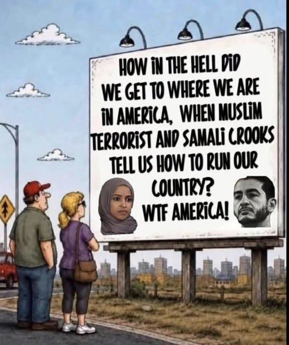 QAwakening176's tweet photo. It’s time to kick out Muslim terrorists and the Somali trash before we end up like France or the UK.  

VOTE  RED  🟥 https://t.co/jGSJ9XW4dA