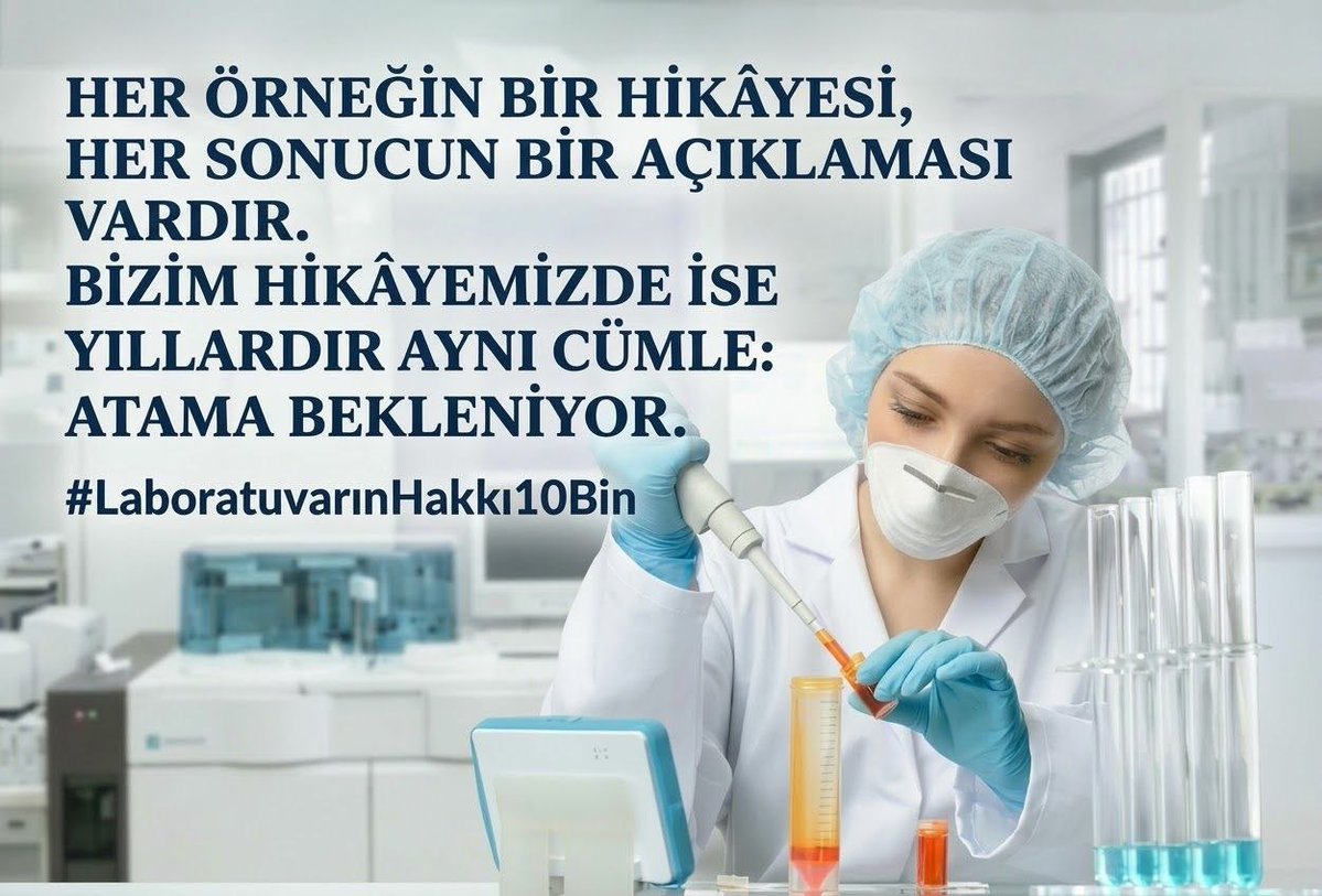 sevallab's tweet photo. Görev tanımımızda yer alan kan alma birimleri tıbbi laborantlara verilmelidir.

#LaboratuvarınHakkı10Bin https://t.co/MqHkIRCyYO