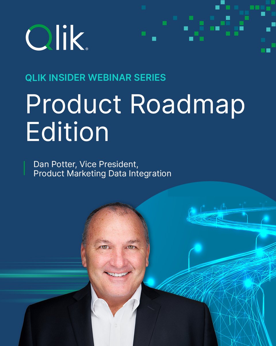 qlik's tweet photo. The way organizations build, govern, and act on data is being rewritten by agentic AI.

Join us on October 28 and hear where Qlik is headed from the people shaping our roadmap: https://t.co/AZ3732Hoq7 https://t.co/WmMVeznajy