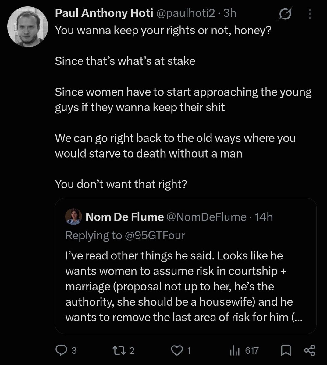 momzoi's tweet photo. real mystery why theyre walking away from the guy with a patchy unkempt beard who openly disrespects women https://t.co/PclS36sPvS