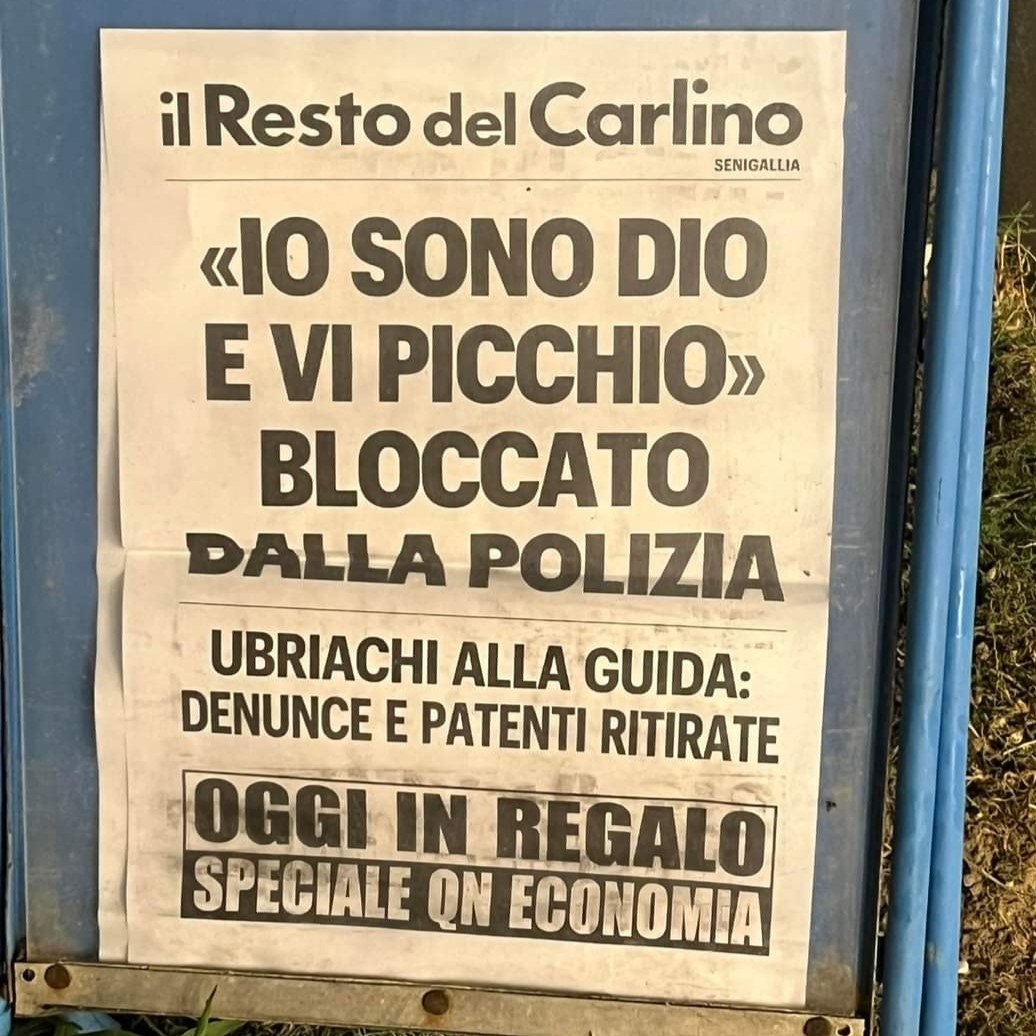 Dio's tweet photo. Questi scontri di piazza stanno davvero degenerando. https://t.co/I1EpZPQN0x