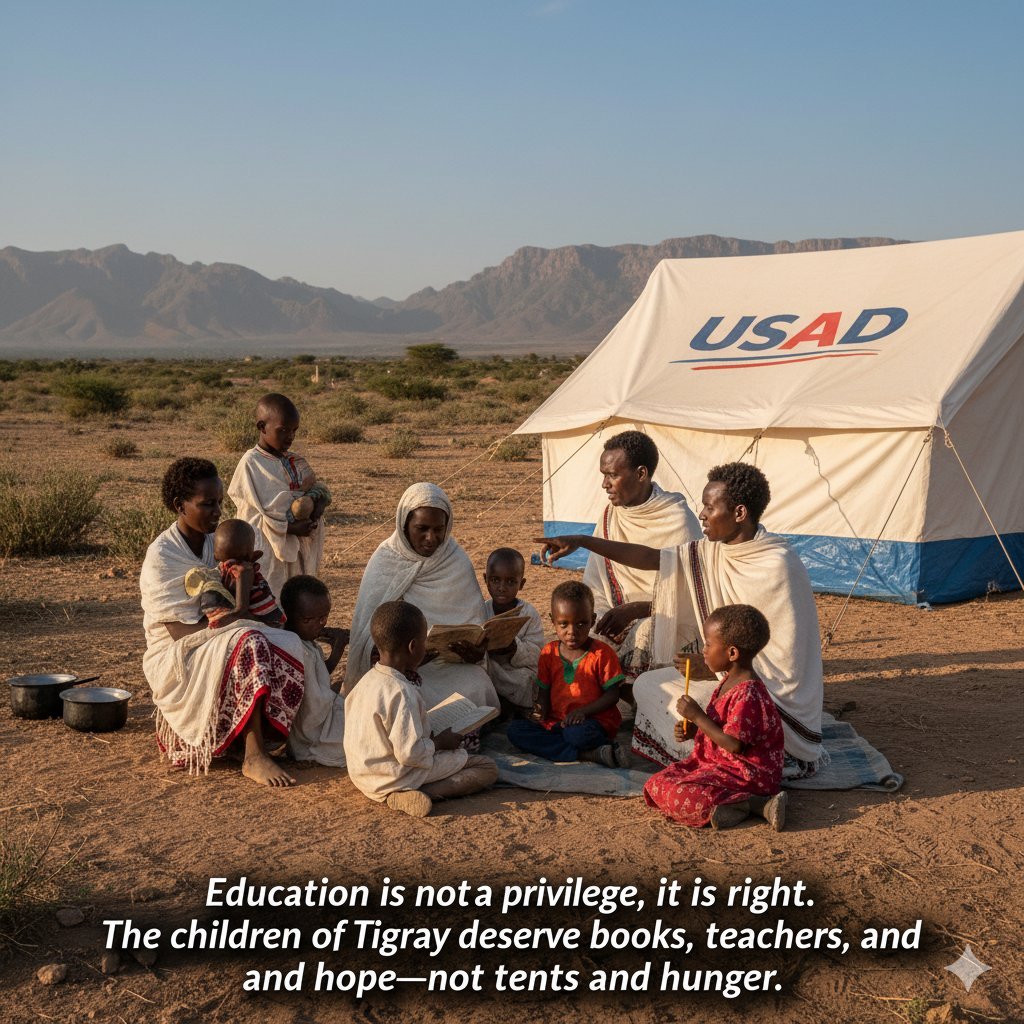 Romha12's tweet photo. @BronBames @eshol49 @reda_getachew @AbiyAhmedAli 1/2
@AbiyAhmedAli’s govt cannot hide behind the #CoHA while #Tigray’s civilians continue to suffer. After 4+ years, families remain in IDP camps, children are denied education,&amp; people face hunger. #CoHA without human security, dignity,&amp; basic services is not a meaningful peace. https://t.co/xZFCemgQM5