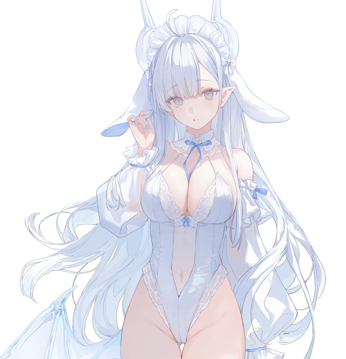 Nekojira's tweet photo. 🐰🩶 https://t.co/7nW5YA4JKF
