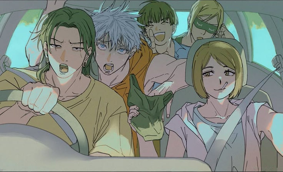 xyvuq's tweet photo. Long Drive😭☠️
#jjk #jujutsukaisen #fanart https://t.co/uBa22s1MuA