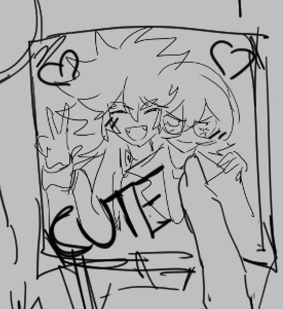 Ryukothatdevil's tweet photo. I kinda hate this cus i think its shiddy but take it anywasss 

It's a HS AU where I imagine Ryu is like his only real friend besides his sister, and he can't stop himself from accidentally being mean to her and pushing her away, but he dont really want that https://t.co/dahppo5TXi