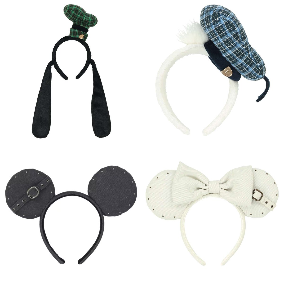 tdr_415's tweet photo. #東京ディズニーリゾート　©Disney
✎𓂃10月22日　販売開始

チェック柄のドナルドとグーフィーのカチューシャや、デニム風素材にベルトがポイントのカチューシャが登場⋆˙⟡

※ストア.jp(オンライン)にて未入園購入可
https://t.co/B0a6Sb9ZoX https://t.co/zTXsdZCgF6