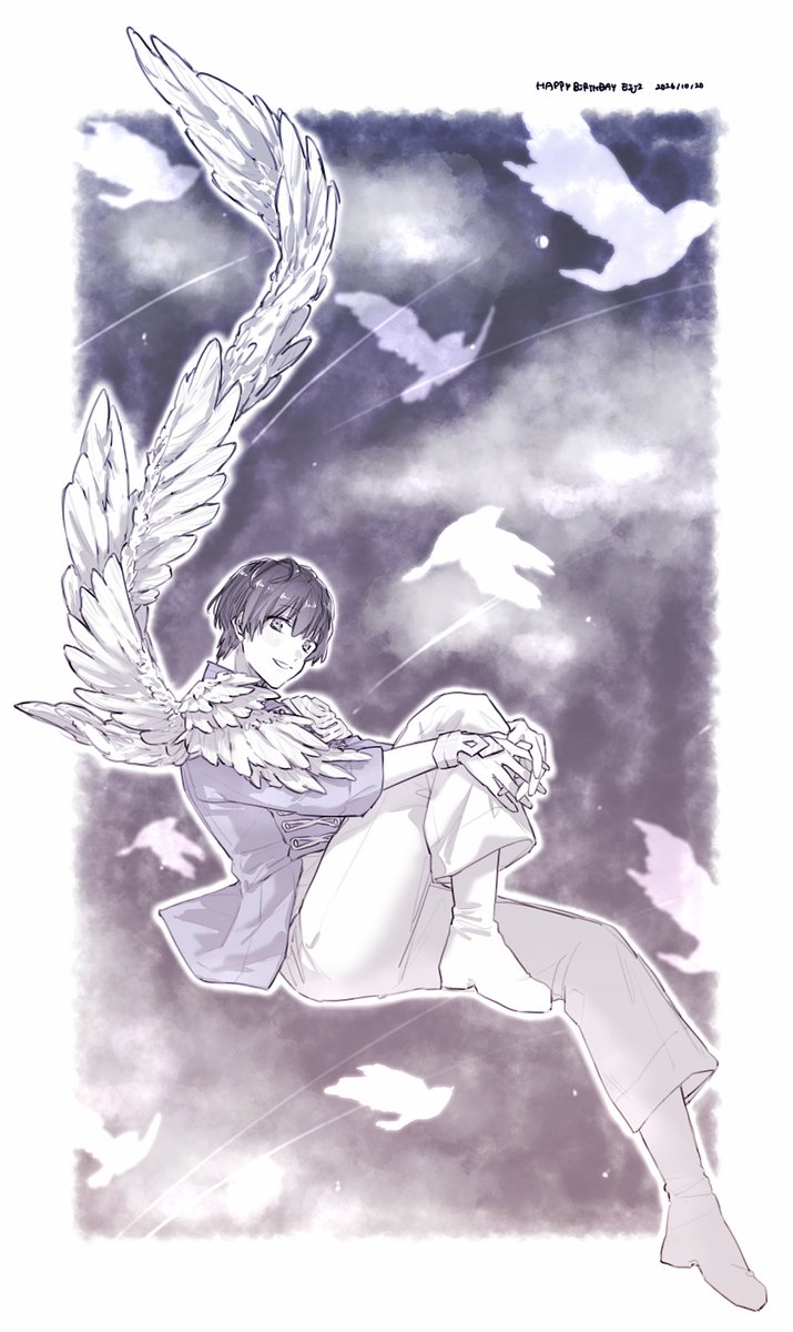 oshi_104's tweet photo. #utapri_eiji_BD2026 
お誕生日おめでとうございます💜🌙🪽 https://t.co/L6323wpIoU