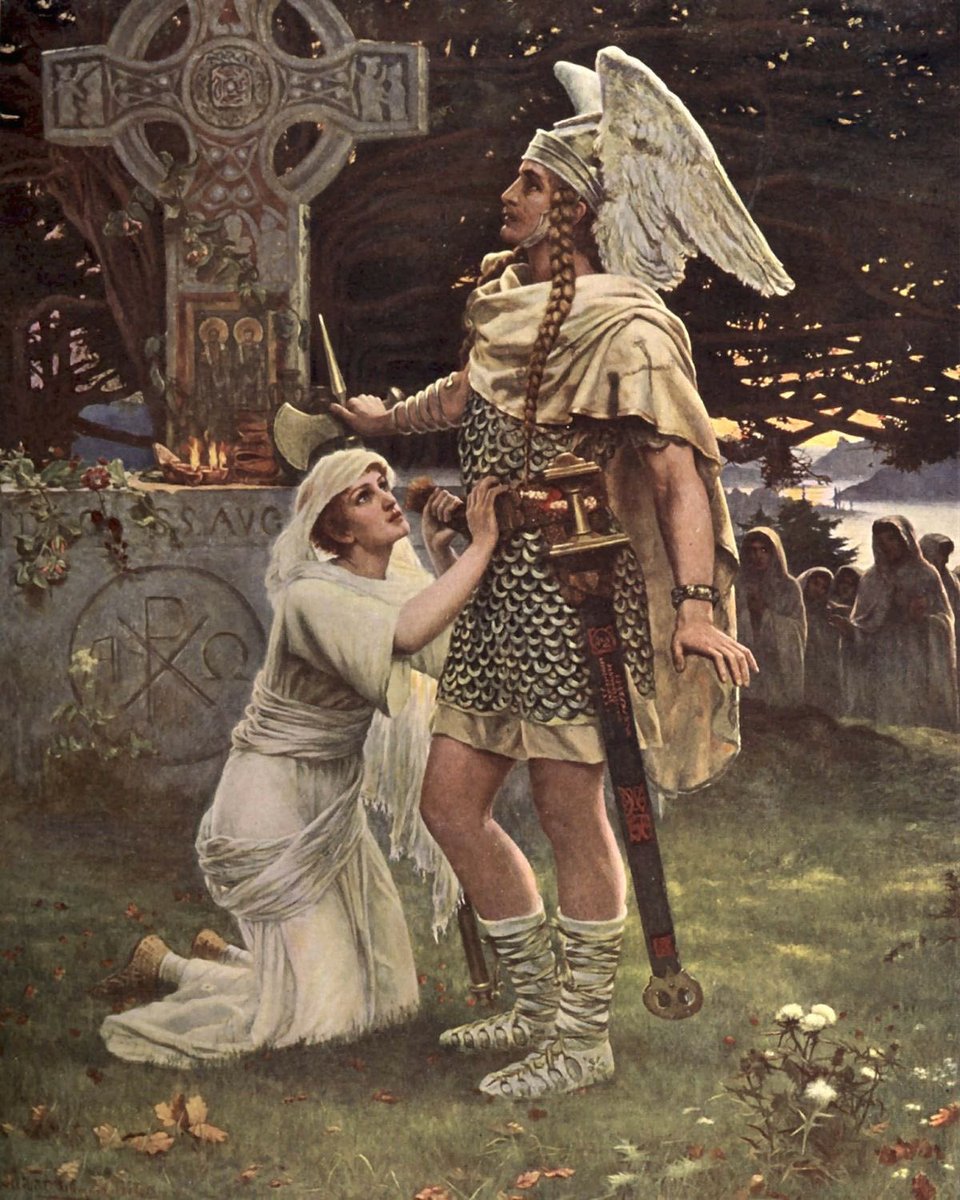 anglican_aest's tweet photo. Sir Galahad. 

Herbert Schmalz, 1881. https://t.co/aqzeHLmAs5