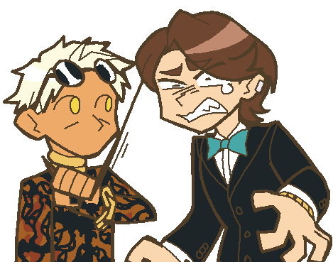 spekohart's tweet photo. baku and sieg doodling (making sieg a dress) https://t.co/HRdLYydcXy