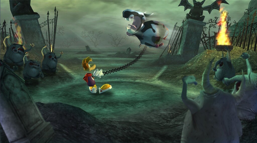 RaymanTogether's tweet photo. Rayman Raving Rabbids is turning 20 next month! #Rayman #Ubisoft https://t.co/fxwQKrmbVX