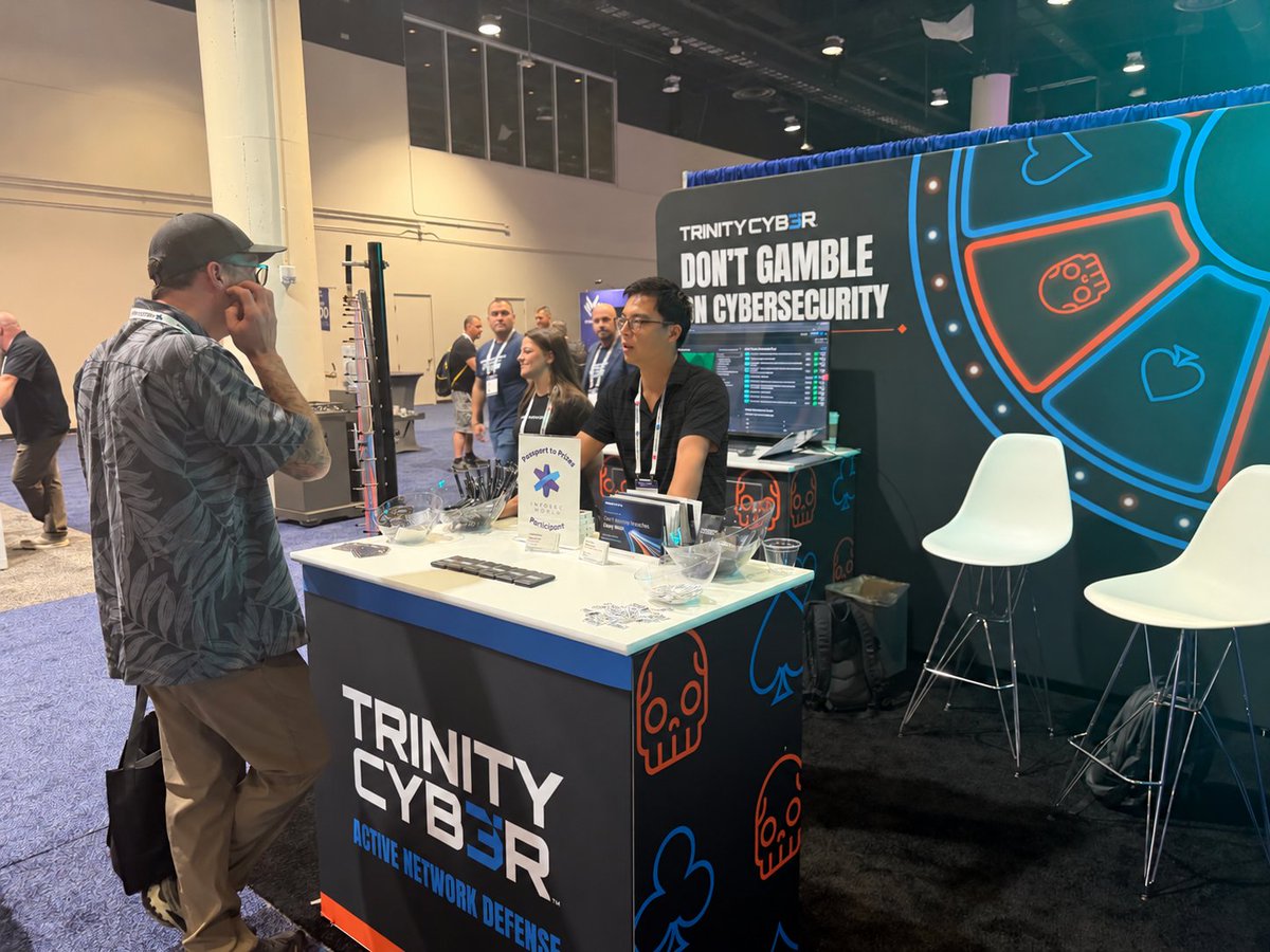 TrinityCyber's tweet photo. #InfoSecWorld 2026 is a wrap, and we’re leaving Orlando energized by the conversations we had w/ security leaders about how @TrinityCyber can help  evolve their strategies.

If we missed you at the show, let’s talk 📲
https://t.co/YUkkah4N0M

#InfoSecWorld #ZeroTrust #FrontierAI https://t.co/2kTWc4sH69