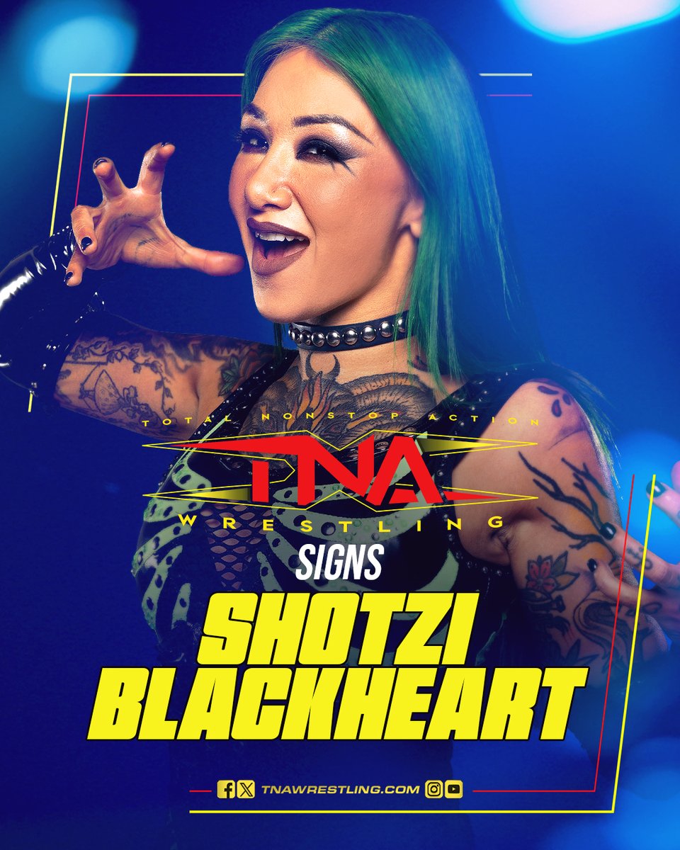 ThisIsTNA's tweet photo. BREAKING: TNA Wrestling has signed @ShotziTCB, as first reported by @BustedOpenRadio on @SIRIUSXM.

FULL DETAILS: https://t.co/fgEEMw8cj1 https://t.co/XtVPQEQG7O