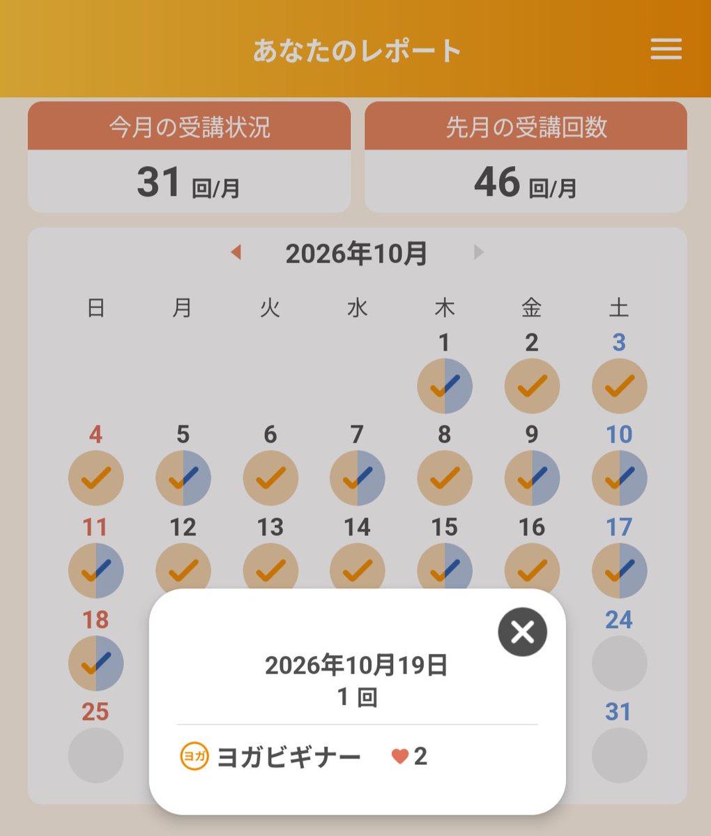 LAVALOVER5's tweet photo. 2026/10/19 Wt.2.0kg
#ヨガビギナー
#ホットヨガLAVA
229kcal #Huawei #Band10
26人 約70%
PW中級をC待してて2時間前に上がったけど、どうも🦵🏻の調子が悪いから黒床のスタジオに変更
換気扇が強すぎて寒かった
わかってたのに場所取り間違えた😅
それでも頑張って丁寧に動いた
#ホットヨガ #lava #ヨガ https://t.co/o9bnX4FwB9