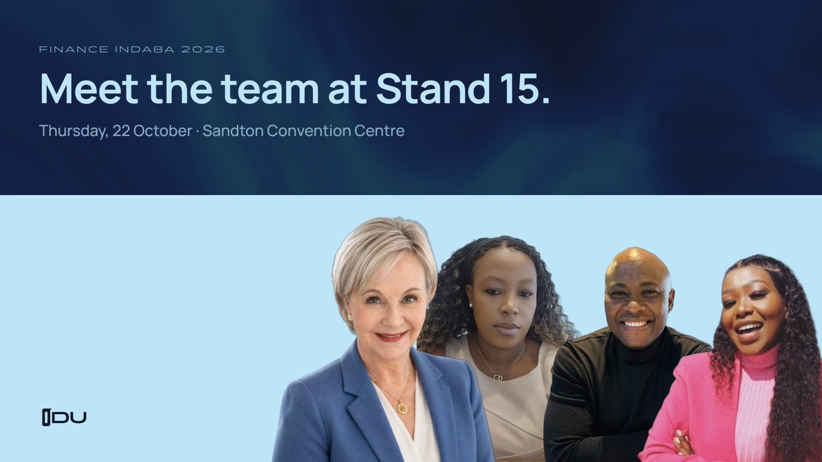 iduSoftware's tweet photo. Tomorrow, the IDU team will be at Stand 15 at Finance Indaba 2026.
Bring your questions, your planning challenges or simply come and have a conversation about what is changing in finance.
See you tomorrow.
#FinanceIndaba #FinanceLeadership #IDU https://t.co/HHrWCl51Nn
