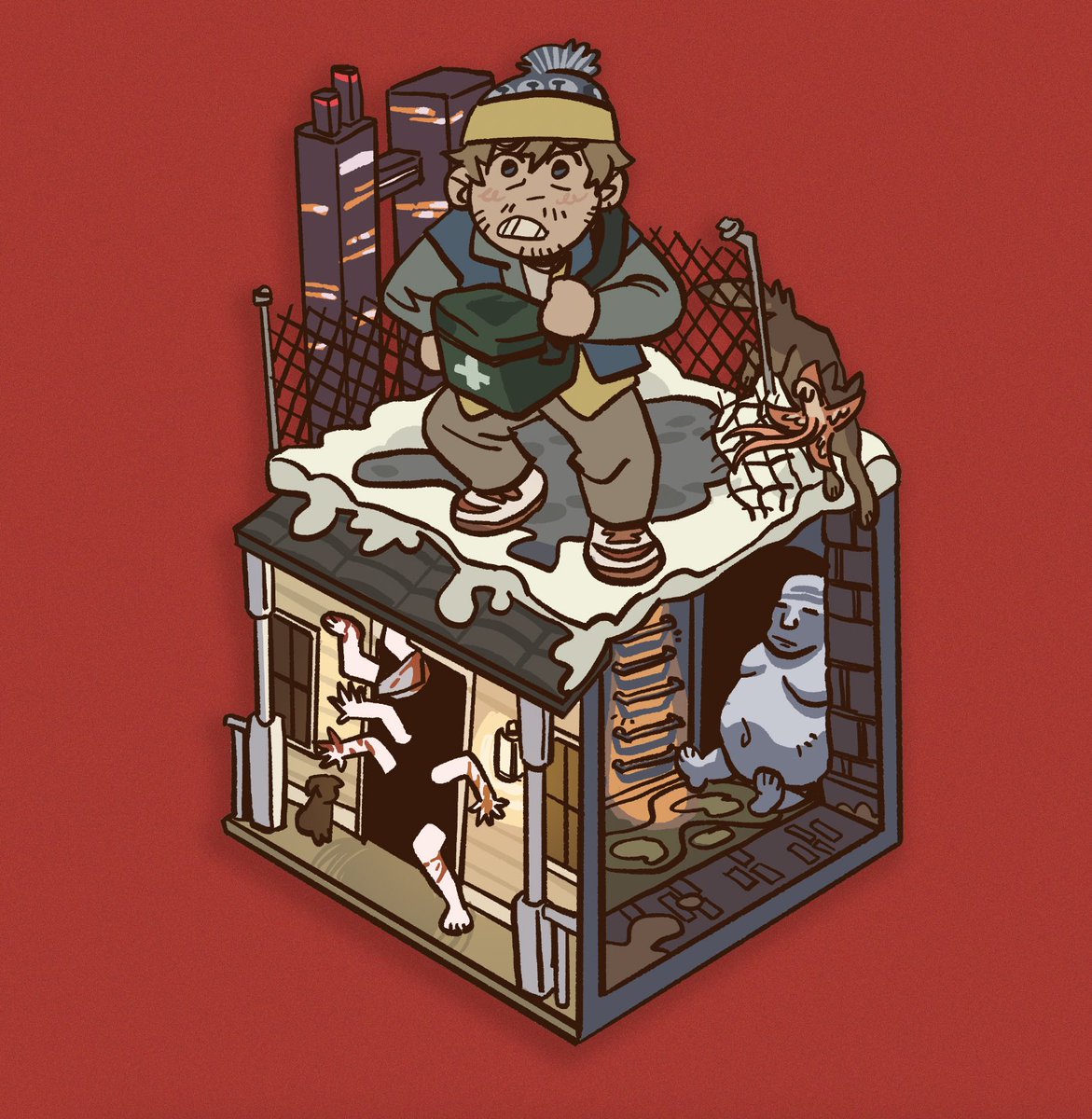 aalexfletcher's tweet photo. Bryan joins my Resident Evil cube series! Sending his ass to Raccoon city 🫵 https://t.co/fzDpxGOWFU