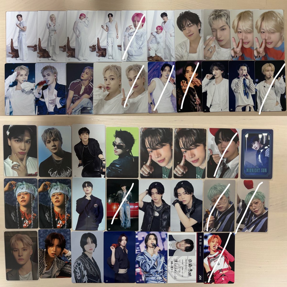 junkichu120's tweet photo. @dreamxx___ 検索より失礼します。
当方画像のものを所持しております。
河野、川尻と交換可能なものはございますでしょうか。
ご検討よろしくお願いいたします。 https://t.co/GZvbLFWRNB
