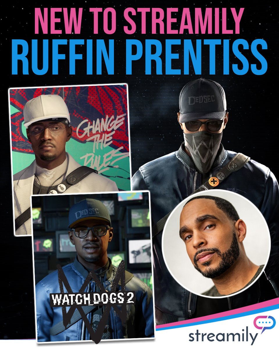 StreamilyLive's tweet photo. 💻⚡ DEDSEC HAS A NEW RECRUIT ON STREAMILY!

Welcome Ruffin Prentiss, the voice of Marcus Holloway (Retr0) in Watch Dogs 2, to the Streamily family! 🐺

The hacker behind DedSec's biggest operations has officially joined Streamily, with Watch Dogs 2 prints now available in his shop!

If Marcus is your favorite member of DedSec, now's your chance to add a personalized autograph from the voice behind him to your collection. 🔥

💻 Shop Ruffin's prints: https://t.co/WwYDJcxJ3U

#WatchDogs2 #MarcusHolloway #DedSec #RuffinPrentiss #Streamily