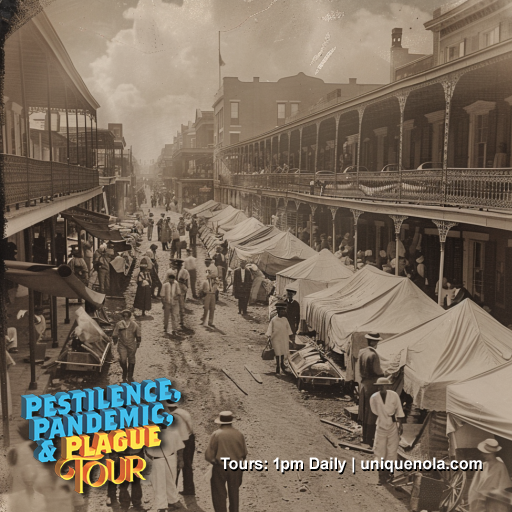 UniqueNOLATours's tweet photo. Pestilence, Pandemic &amp; Plague Tour: Through the French Quarter, stories of contagious residents, and resilient recovery.

1pm daily
815 Toulouse Street
https://t.co/xqnnXXFIZa

#neworleanshistory #historytour #hauntedneworleans #neworleans #frenchquarter https://t.co/HwSLPucZfA