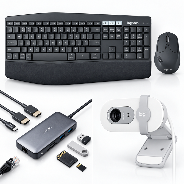 OneCoolTip's tweet photo. Cool Deals, Oct 19, 2026
https://t.co/xcnBALLrN5

📷 Logitech Brio 100 Full HD Webcam:  
Save 38%. $24.88. 4.4 Stars.

⌨️ Logitech MK850 Performance Keyboard and Mouse Combo:  
Save 11%. $79.99. 4.4 Stars.

🔌 Anker 8-in-1 USB-C Hub:  
👀👀👀Look! $53.99. 4.5 Stars. https://t.co/xLdW6Q3IpY