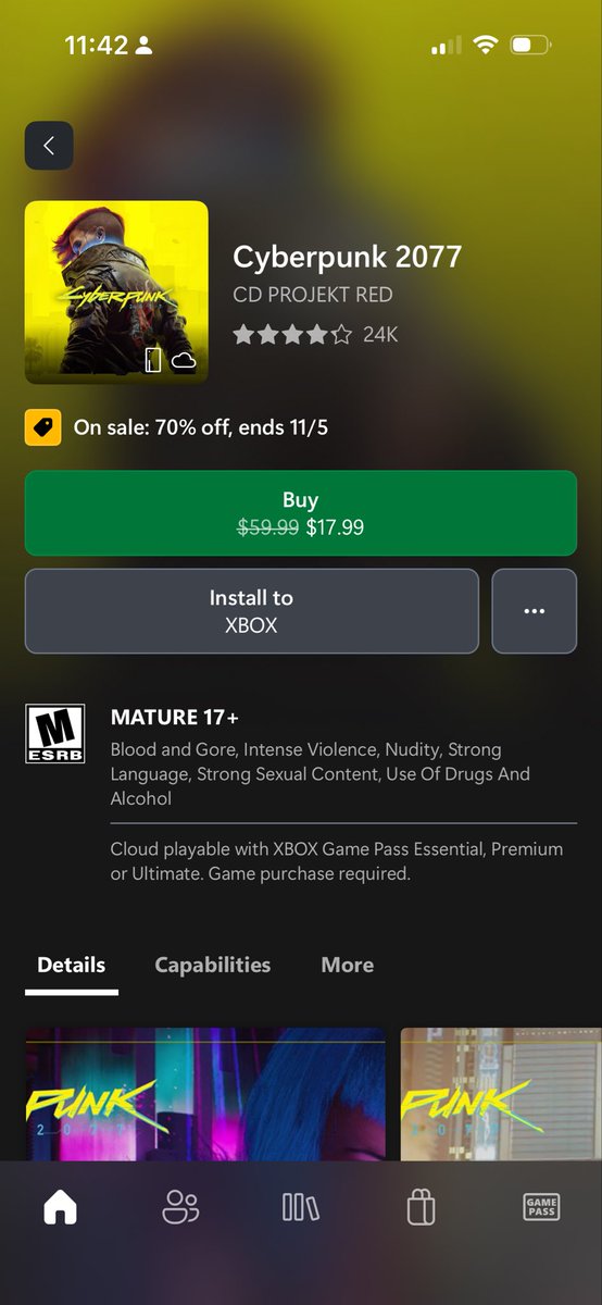 ddawk69's tweet photo. @XBOX @CyberpunkGame 👀 new player coming soon https://t.co/XQZSB4Kfob