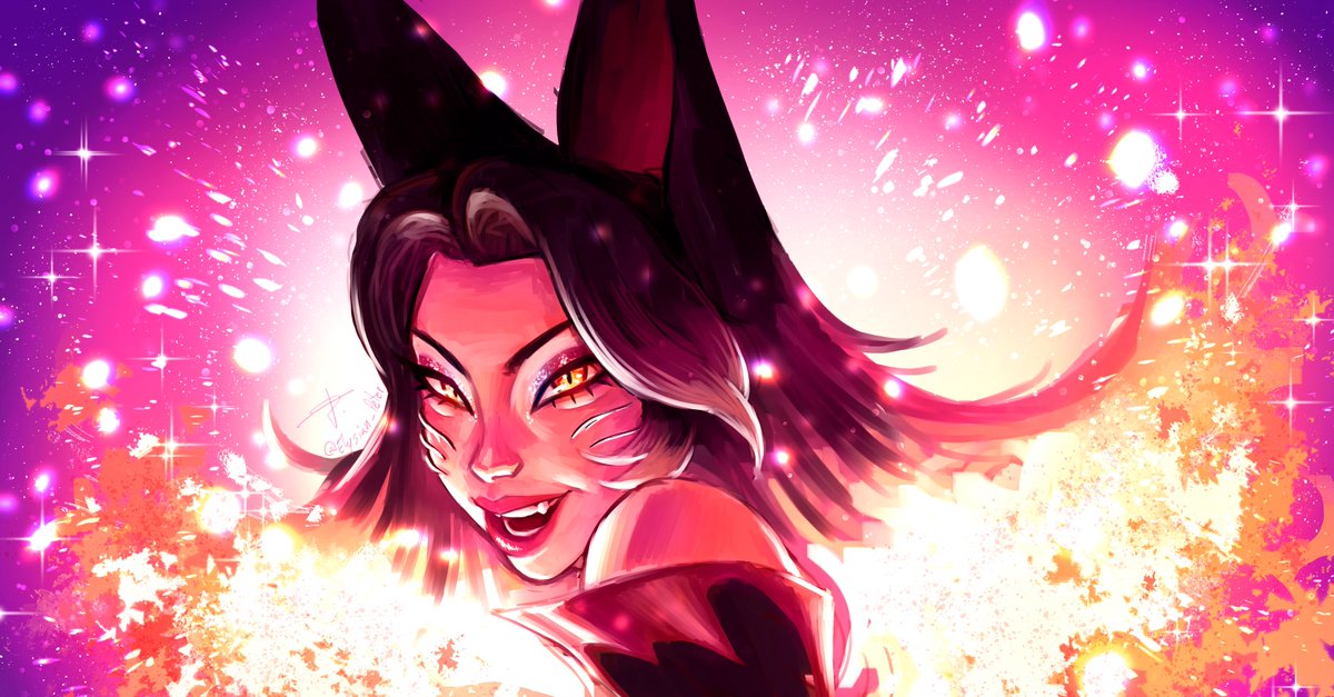 Elysian_Peter's tweet photo. quick firestarter ahri sketch bcus im obsessed https://t.co/oOKz6rwkKS