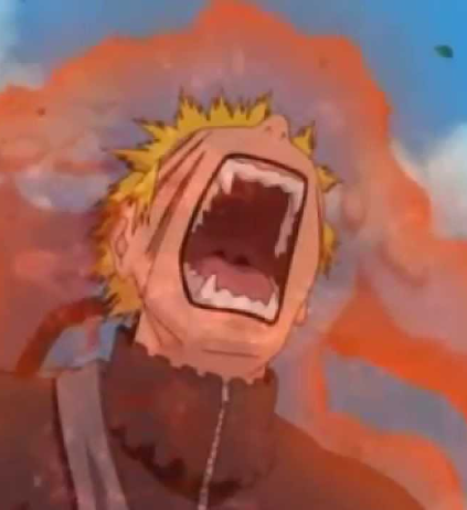 wlwsasuke's tweet photo. naruto acting like the angry wolf meme when orochimaru said "my sasuke" was so hilarious you did NOT need to do all that bro 😭 https://t.co/20OXQYTAQL