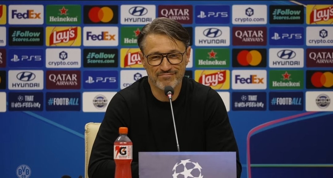 bvbnewsblog's tweet photo. Niko Kovac:

"We’re a long way from a crisis. When we arrived back then, we were eleventh. You can’t compare the two. We’re second, level on points with Bayern. I can put that into perspective. We dominated Bremen, had an unfortunate 2–2 draw, and now against Union it was a clear 0–0 game. What we’re not entirely happy with are the results. Two draws and one defeat, but I’m not making a big deal out of it. The team has the quality to turn things round as early as tomorrow, and I’m convinced of that. So, I’ll stick to it: read nothing. That’s the easiest and best way to go about it."

#BVB