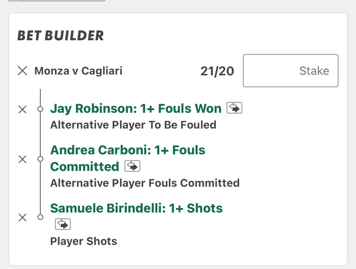 HitRateBets's tweet photo. Monza vs Cagliari

Robinson fouls won 0,4,6,3,3,1,1,1,3,1,1,2
Carboni fouls 1,1,0,2,1,1,2,3,1,0,1,1,0,2,2,1,4
Birindelli shots 4,2,1,1,1,1,1,0,1,1,0,2,0,2,3,2

1,0.25 units advised 

📊 @StatsHubCom https://t.co/rkXHqd4sQT
